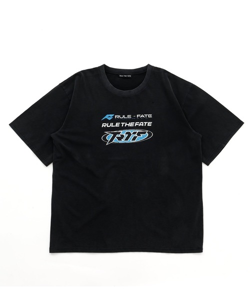 RULE THE FATE(ルールザフェイト)の「RTF ELLIPSE TEE/エリプスTシャツ(Tシャツ/カットソー・メンズ・ベージュ/ブラック・0/2/1)」の2枚目の写真