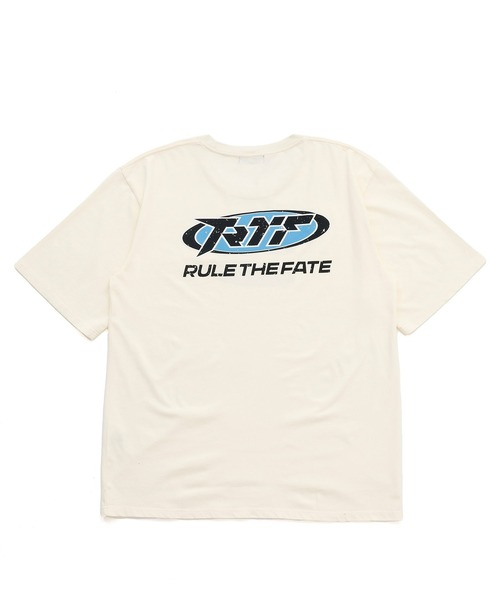 RULE THE FATE(ルールザフェイト)の「RTF ELLIPSE TEE/エリプスTシャツ(Tシャツ/カットソー・メンズ・ベージュ/ブラック・0/2/1)」の3枚目の写真