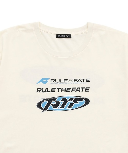 RULE THE FATE(ルールザフェイト)の「RTF ELLIPSE TEE/エリプスTシャツ(Tシャツ/カットソー・メンズ・ベージュ/ブラック・0/2/1)」の5枚目の写真