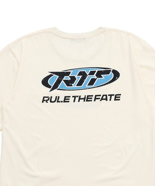 RULE THE FATE(ルールザフェイト)の「RTF ELLIPSE TEE/エリプスTシャツ(Tシャツ/カットソー・メンズ・ベージュ/ブラック・0/2/1)」の6枚目の写真