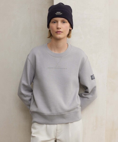 ECOALF（エコアルフ）の「ALBOR BECAUSE スウェット / ALBOR SWEATSHIRT WOMAN（スウェット・レディース・グレー系その他/ロイヤルブルー・L/M/S）」の2枚目の写真