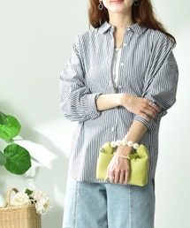 INTERPLANET（インタープラネット）の「ＴＣブロードストライプシャツ（シャツ/ブラウス）」