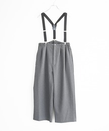 SOLAMONAT LARME（ソラモナラーム）の「ストライプサスペンダーパンツ（その他パンツ）」