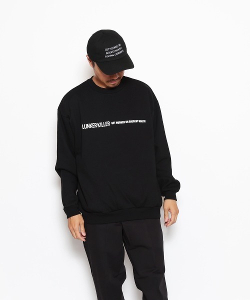 LUNKER KILLER（ランカーキラー）の「LUNKER KILLER CREW SW（スウェット・メンズ・グレー/ブラック・XL/L）」の2枚目の写真