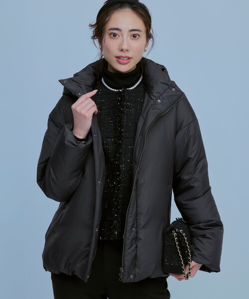 ステッチレス フーデット ダウン（ダウンジャケット/コート）｜23区