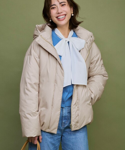 ステッチレス フーデット ダウン（ダウンジャケット/コート）｜23区