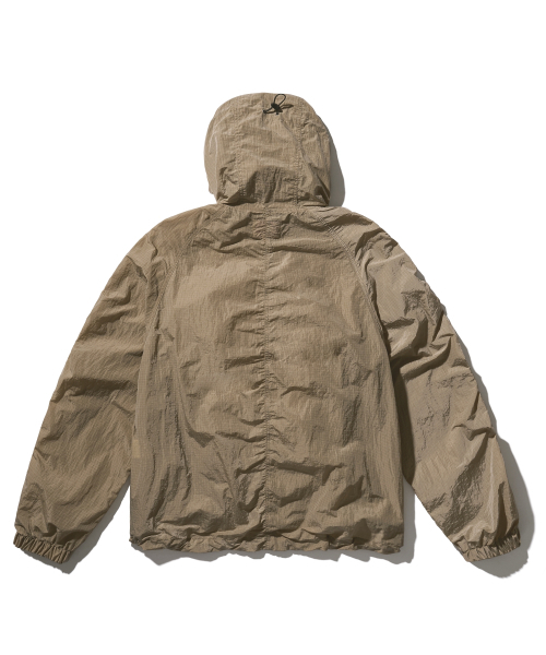 AECA（エイカ）の「WASHED NYLON WIND BREAKER-BEIGE（ナイロンジャケット・レディース・その他・LARGE/MEDIUM/SMALL）」の6枚目の写真