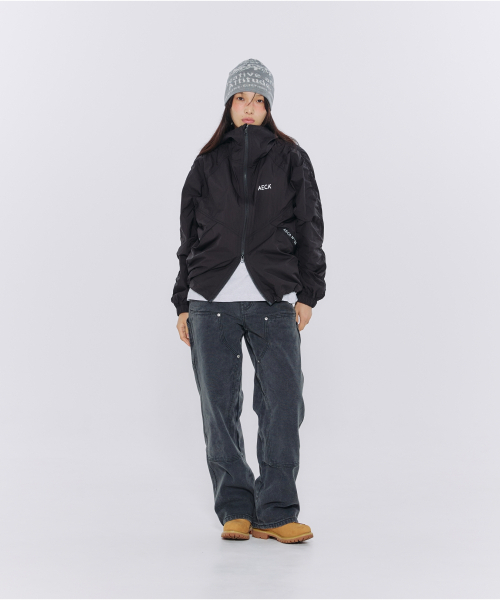 AECA（エイカ）の「WASHED NYLON WIND BREAKER-BEIGE（ナイロンジャケット・レディース・その他・LARGE/MEDIUM/SMALL）」の3枚目の写真