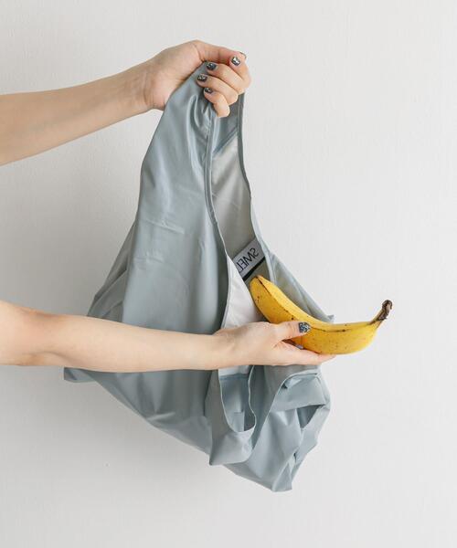 SMELLY（スメリー）の「コンパクトマルシェバッグ（エコバッグ/サブバッグ・レディース・アイボリー/ピンク/ブルー・-）」の2枚目の写真