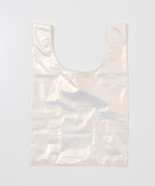 SMELLY（スメリー）の「コンパクトマルシェバッグ（エコバッグ/サブバッグ・レディース・アイボリー/ピンク/ブルー・-）」の5枚目の写真