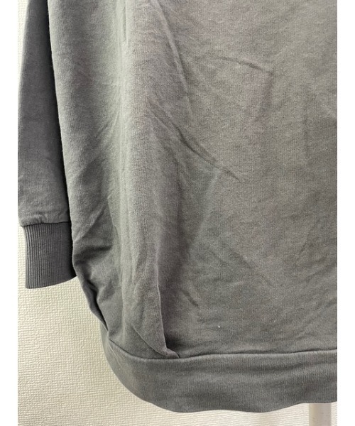 WORLD WIDE LOVE!(ワールドワイドラブ)の「ピグメント裏毛スタンドブルゾン(スウェット・レディース・パープル/ホワイト系その他/ブラック・1)」の13枚目の写真