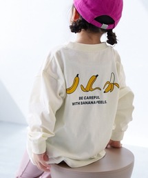 devirock（デビロック）の「綿100% デビラボ BIGシルエット プリント袖リブ 長袖Tシャツ（Tシャツ/カットソー）」