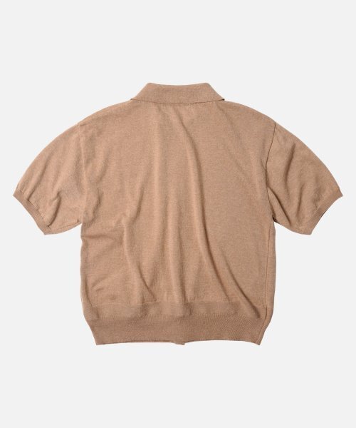 FRIZMWORKS(フリズムワークス)の「AIRLY HALF KNIT CARDIGAN _ LATTE(カーディガン/ボレロ・レディース・その他・LARGE/X-LARGE)」の2枚目の写真