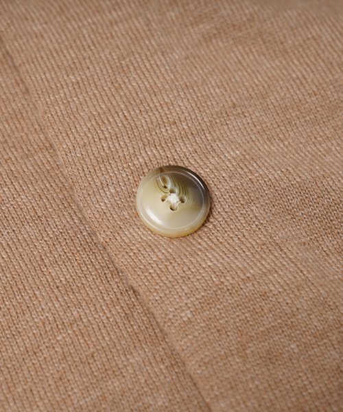 FRIZMWORKS(フリズムワークス)の「AIRLY HALF KNIT CARDIGAN _ LATTE(カーディガン/ボレロ・レディース・その他・LARGE/X-LARGE)」の4枚目の写真