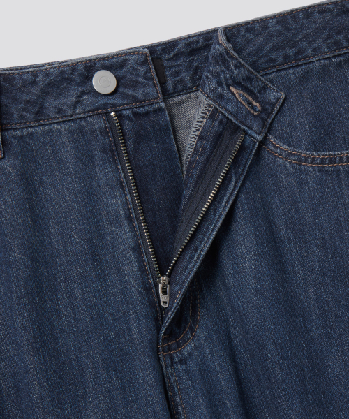 MUSINSA STANDARD（ムシンサスタンダード）の「リネンライクワイドデニムパンツ [ミディアムインディゴ]（デニムパンツ・メンズ・その他・26/27/28/29/30/31/32/34/38/42/36/33/40）」の5枚目の写真