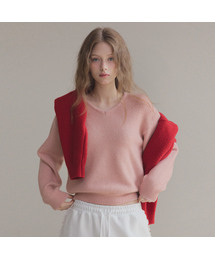 TWEE（トゥウィー）の「ツイードベーシックVネック長袖ニット（ニット/セーター）」