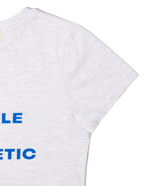 YOUHEE(ユヒ)の「YOUHEETIC HALF TEE LIGHT GREY(Tシャツ/カットソー・レディース・その他・MEDIUM/SMALL)」の6枚目の写真