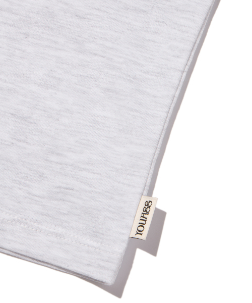 YOUHEE(ユヒ)の「YOUHEETIC HALF TEE LIGHT GREY(Tシャツ/カットソー・レディース・その他・MEDIUM/SMALL)」の8枚目の写真