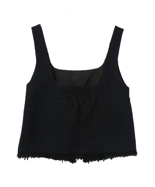 COEL（コエル）の「ツイードフロントスリットビスチェ（その他トップス・レディース・ネイビー/マルチ・FREE）」の14枚目の写真