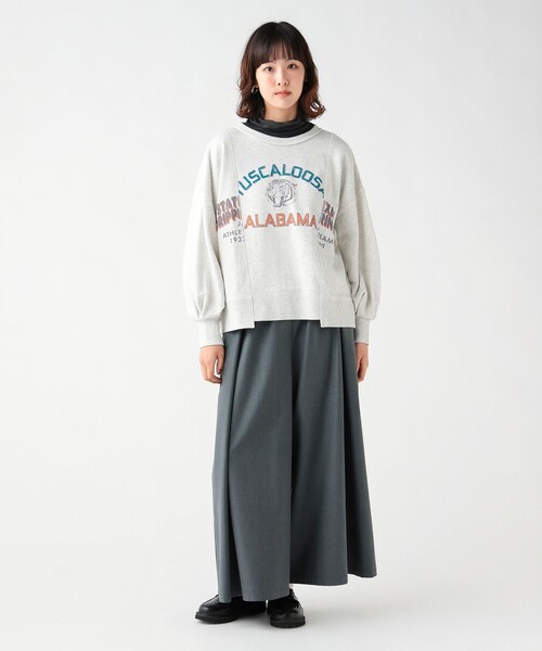 BEAMS HEART(ビームスハート)の「リメイク風 プリント プルオーバー(スウェット・レディース・レッド/ホワイト系その他5/チャコールグレー・FREE)」の21枚目の写真
