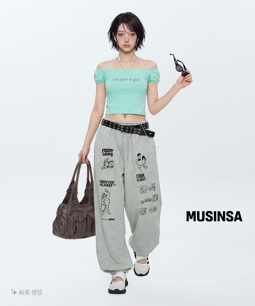 WKNDRS(ウィーキャンドース)の「KELLOGGS FAMILY SWEAT PANTS (M.GREY)(スウェットパンツ・レディース・その他・MEDIUM/LARGE/X-LARGE)」の8枚目の写真