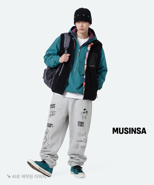 WKNDRS(ウィーキャンドース)の「KELLOGGS FAMILY SWEAT PANTS (M.GREY)(スウェットパンツ・レディース・その他・MEDIUM/LARGE/X-LARGE)」の9枚目の写真