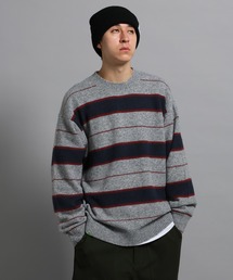 GEORGE'S | マルチボーダーニットプルオーバー(ニット/セーター)