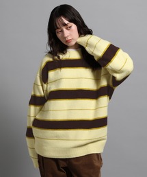 マルチボーダーニットプルオーバー」に該当するファッション通販