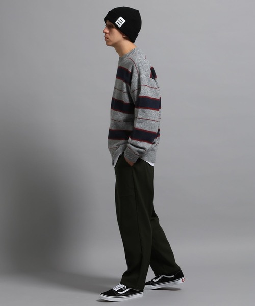 GEORGE'S(ジョージズ)の「マルチボーダーニットプルオーバー(ニット/セーター・メンズ・イエロー系/グレー系・MEDIUM/LARGE)」の11枚目の写真