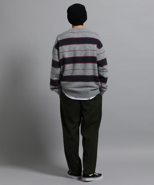 GEORGE'S(ジョージズ)の「マルチボーダーニットプルオーバー(ニット/セーター・メンズ・イエロー系/グレー系・MEDIUM/LARGE)」の12枚目の写真