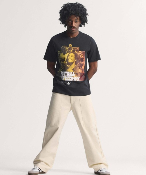 adidas(アディダス)の「adidas Bob Marley ORIGINALS T-Shirt / アディダス ボブ マーリー オリジナルス T-シャツ(Tシャツ/カットソー・メンズ・ブラック・3XL/XXL/XL/L/M/S)」の10枚目の写真
