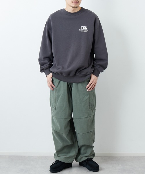 The Endless Summer（エンドレスサマー）の「[The Endless Summer/エンドレスサマー] 別注 BUHI＆DUCK バックプリント スウェット（スウェット・レディース・ベージュ/チャコールグレー/ブラック・S/M/L/XL）」の15枚目の写真