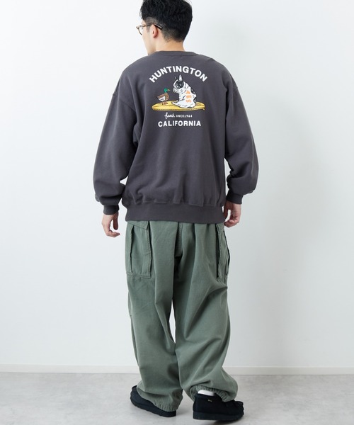 The Endless Summer（エンドレスサマー）の「[The Endless Summer/エンドレスサマー] 別注 BUHI＆DUCK バックプリント スウェット（スウェット・レディース・ベージュ/チャコールグレー/ブラック・S/M/L/XL）」の17枚目の写真