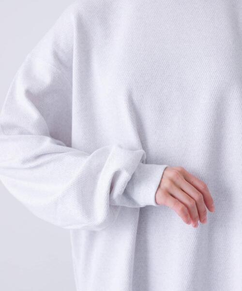 かぐれ（カグレ）の「サーマルクルーネックプルオーバー（Tシャツ/カットソー・レディース・ライトグレー/ブラック・FREE）」の14枚目の写真