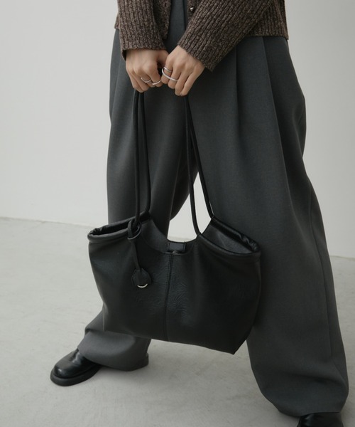 ロングショルダートートバッグ/ポーチ付き（トートバッグ）｜Aunt