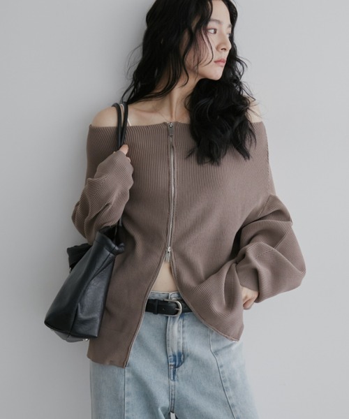 Aunt Marie's(アントマリーズ)の「【リニューアル】ロングショルダートートバッグ/ポーチ付き(トートバッグ・レディース・ブラウン/ブラック・FREE)」の7枚目の写真
