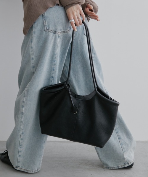 リニューアル】ロングショルダートートバッグ/ポーチ付き（トート
