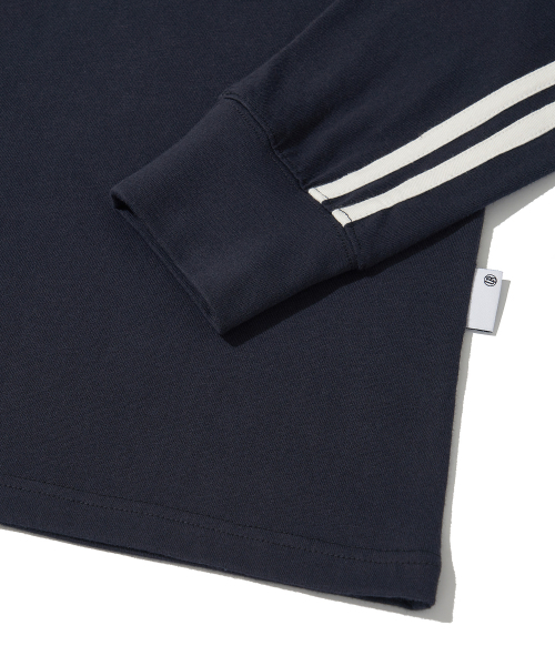 URBANDTYPE（アーバンディタイプ）の「フットボールジャージロングスリーブ_ネイビー（Tシャツ/カットソー・レディース・その他・MEDIUM/LARGE/SMALL）」の7枚目の写真