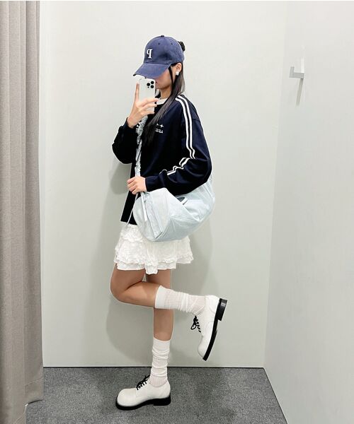 URBANDTYPE(アーバンディタイプ)の「フットボールジャージロングスリーブ_ネイビー(Tシャツ/カットソー・レディース・その他・MEDIUM/LARGE/SMALL)」の12枚目の写真