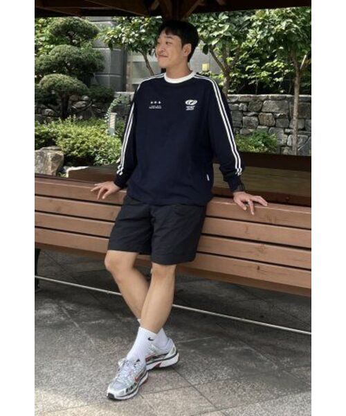 URBANDTYPE(アーバンディタイプ)の「フットボールジャージロングスリーブ_ネイビー(Tシャツ/カットソー・レディース・その他・MEDIUM/LARGE/SMALL)」の13枚目の写真