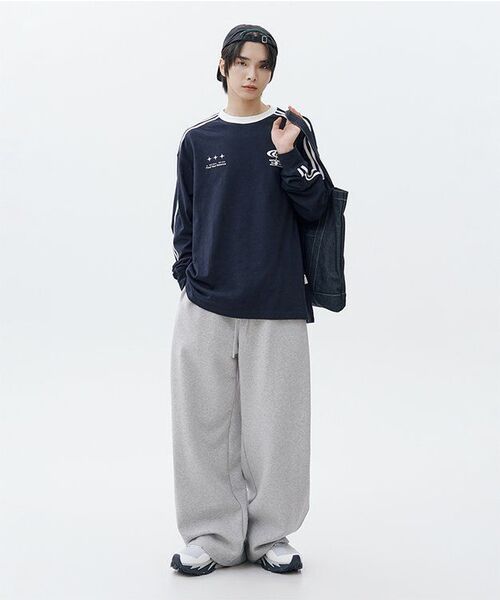 URBANDTYPE(アーバンディタイプ)の「フットボールジャージロングスリーブ_ネイビー(Tシャツ/カットソー・レディース・その他・MEDIUM/LARGE/SMALL)」の14枚目の写真