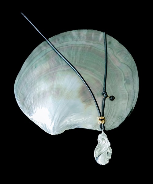 LAPUIS（ラピュイ）の「LAPUIS(ラピュイ) Oyster cord necklace（ネックレス・レディース・マルチ・FREE）」の3枚目の写真
