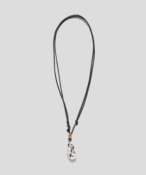 LAPUIS（ラピュイ）の「LAPUIS(ラピュイ) Oyster cord necklace（ネックレス・レディース・マルチ・FREE）」の4枚目の写真