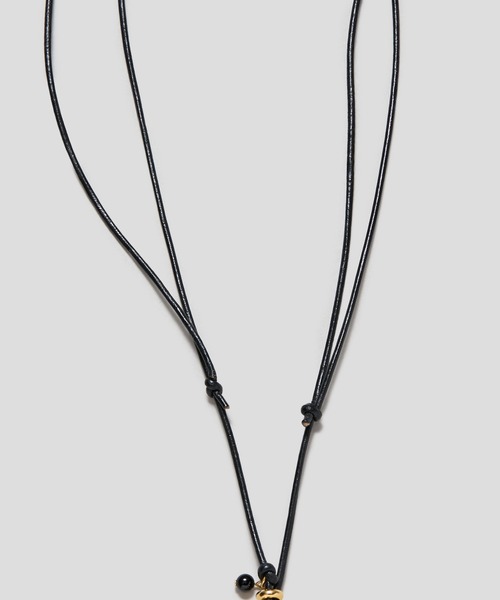 LAPUIS（ラピュイ）の「LAPUIS(ラピュイ) Oyster cord necklace（ネックレス・レディース・マルチ・FREE）」の6枚目の写真