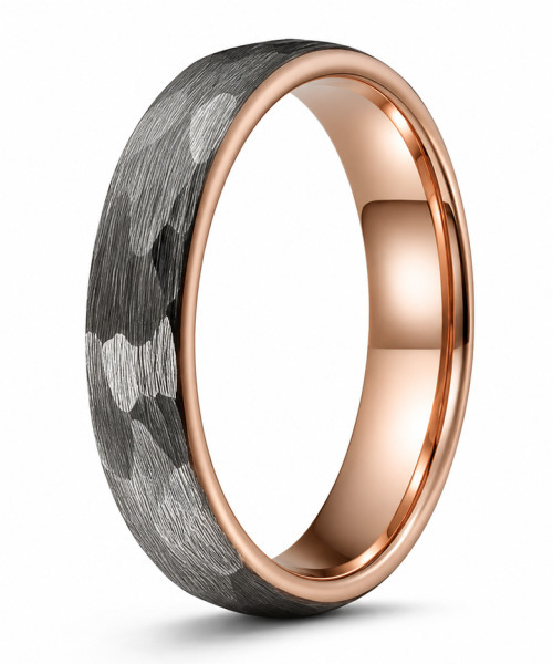 MARK-4（マーク4）の「HAMMERING 4mm (TUNGSTEN CARBIDE)（リング・メンズ・シルバー・12号/15号/17号/20号/23号/26号）」の2枚目の写真