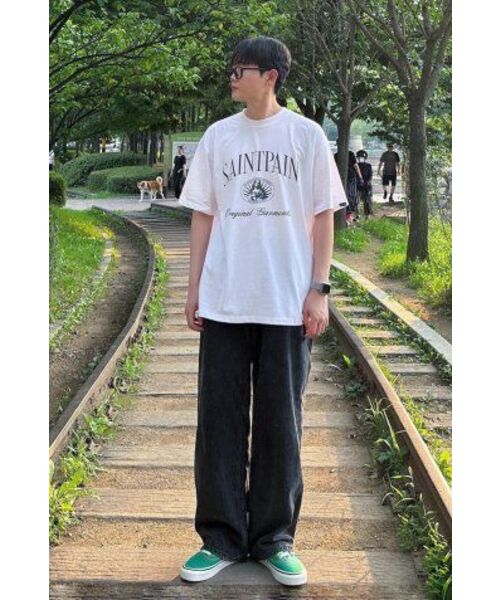 SAINTPAIN（セイントペイン）の「SPグレースプールTシャツ - ホワイト（Tシャツ/カットソー・レディース・その他・LARGE/MEDIUM/SMALL/X-LARGE）」の6枚目の写真