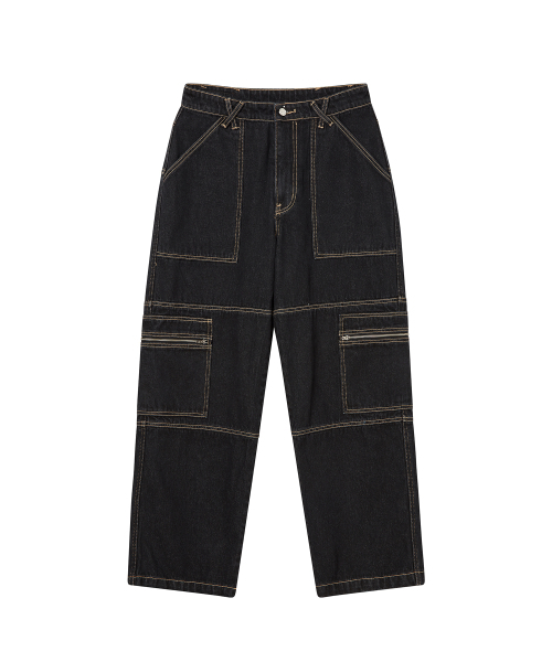 NYXX（エヌワイエックスエックス）の「CARCO POCKET DENIM PANTS BLACK WASHED（デニムパンツ・レディース・その他・MEDIUM）」の2枚目の写真