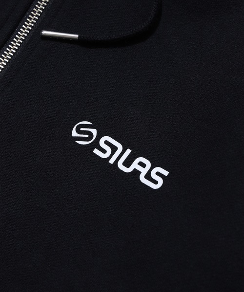 SILAS（サイラス）の「LOGO ZIP SWEAT HOODIE（パーカー・メンズ・アッシュ/ブラック/ブラウン/グリーン・M/L/XL）」の13枚目の写真