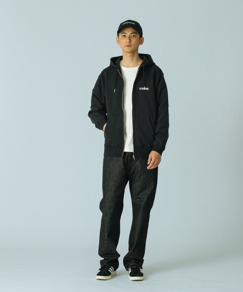SILAS(サイラス)の「LOGO ZIP SWEAT HOODIE(パーカー・メンズ・アッシュ/ブラック/ブラウン/グリーン・M/L/XL)」の21枚目の写真