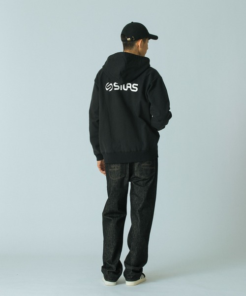 SILAS(サイラス)の「LOGO ZIP SWEAT HOODIE(パーカー・メンズ・アッシュ/ブラック/ブラウン/グリーン・M/L/XL)」の14枚目の写真